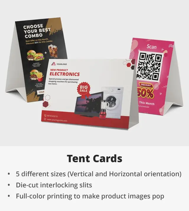 Tent card